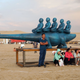 Local participants visit Gobi Heaven.